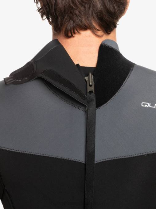 negro/bronce Traje de neopreno con cremallera trasera para 3/2 sesiones diarias D6T4D926 hombres Quiksilver