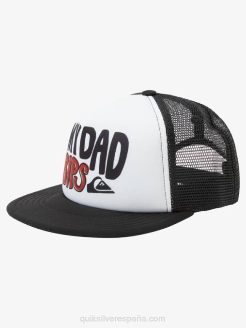 blanco 2-7 gorra de camionero héroe de la ciudad D6T4D2036 Niños Quiksilver