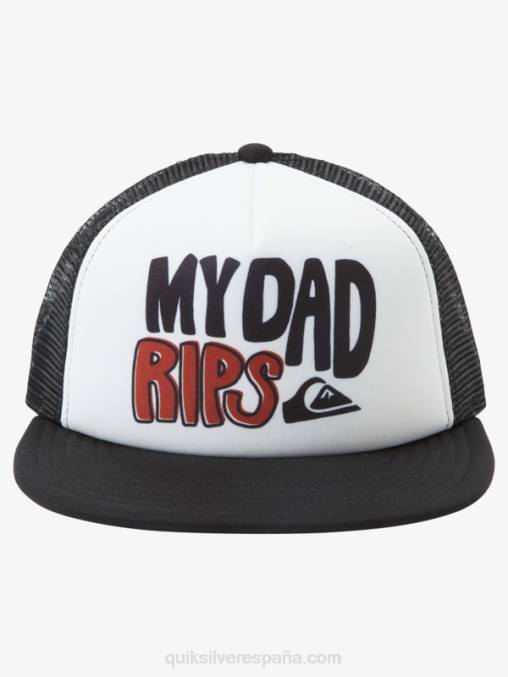 blanco 2-7 gorra de camionero héroe de la ciudad D6T4D2036 Niños Quiksilver