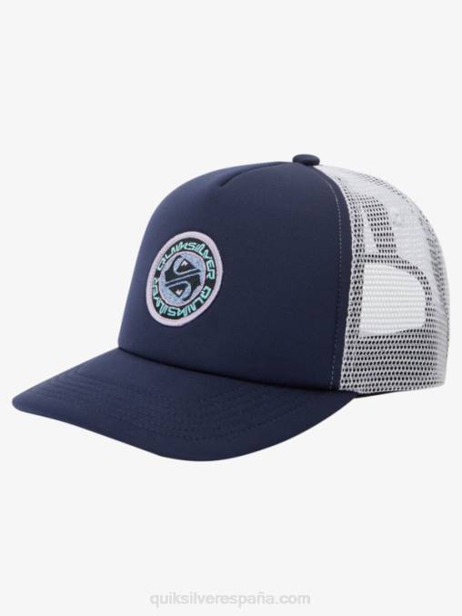chaqueta azul marino gorra de camionero con pico furtivo 2-7 D6T4D1892 Niños Quiksilver