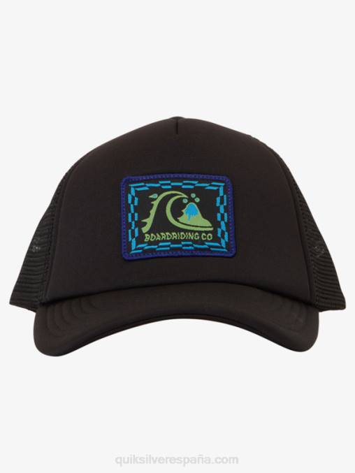 negro gorra de camionero con pico furtivo 2-7 D6T4D1891 Niños Quiksilver