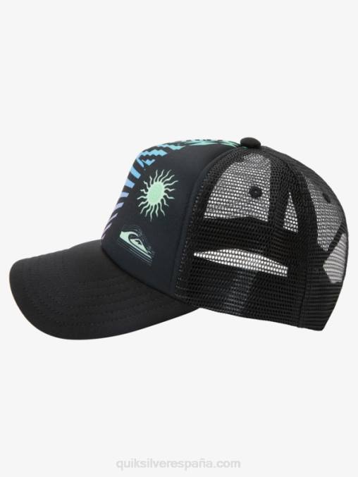 negro gorra snapback 8-16 urraca coop D6T4D1929 Niños Quiksilver
