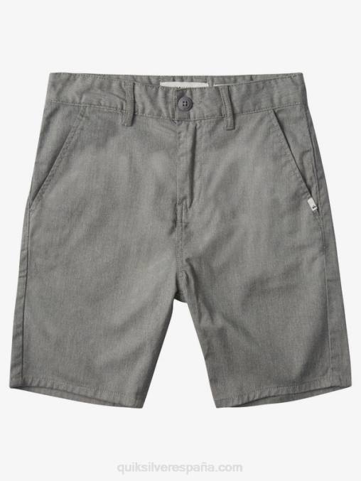 brezo gris claro 8-16 nuevos shorts chinos elásticos daily union D6T4D2108 Niños Quiksilver