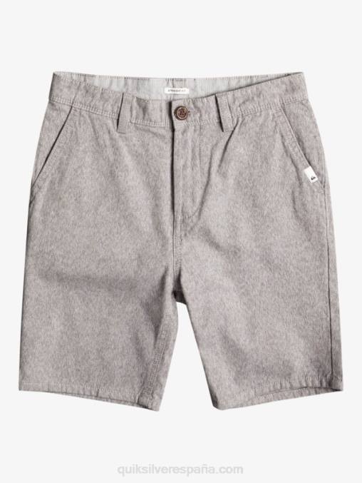brezo gris claro 8-16 todos los días 17 pantalones cortos chinos D6T4D2286 Niños Quiksilver