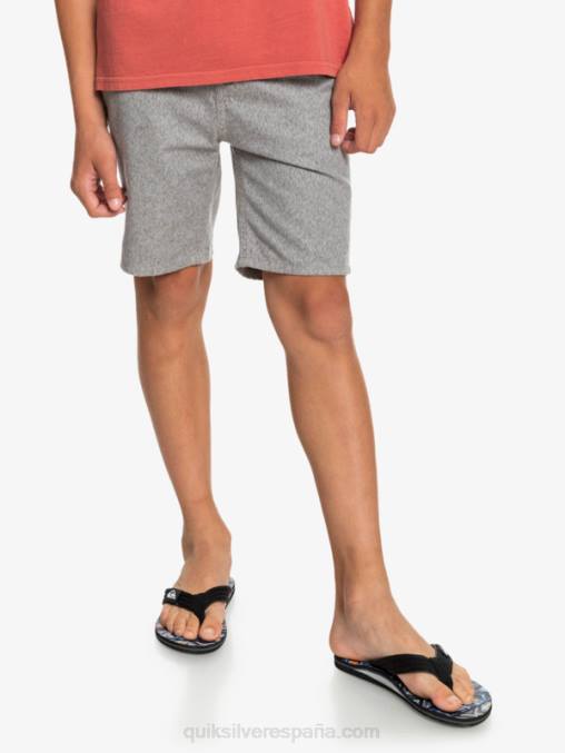brezo gris claro 8-16 todos los días 17 pantalones cortos chinos D6T4D2286 Niños Quiksilver