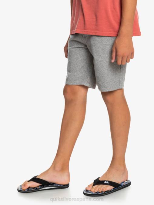 brezo gris claro 8-16 todos los días 17 pantalones cortos chinos D6T4D2286 Niños Quiksilver
