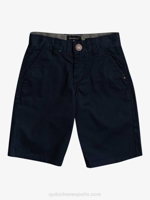 chaqueta azul marino 2-7 shorts chinos elásticos daily union D6T4D2104 Niños Quiksilver