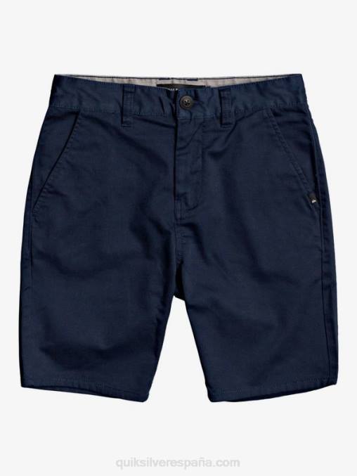 chaqueta azul marino 8-16 nuevos shorts chinos elásticos daily union D6T4D2110 Niños Quiksilver