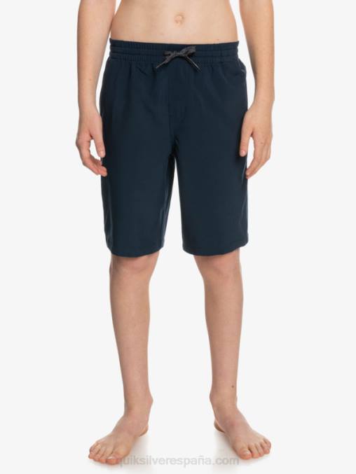 chaqueta azul marino 8-16 ocean elástico amph yth 18 shorts híbridos D6T4D2256 Niños Quiksilver