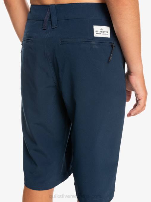 chaqueta azul marino 8-16 unión de anfibios 19 pantalones cortos híbridos D6T4D2238 Niños Quiksilver
