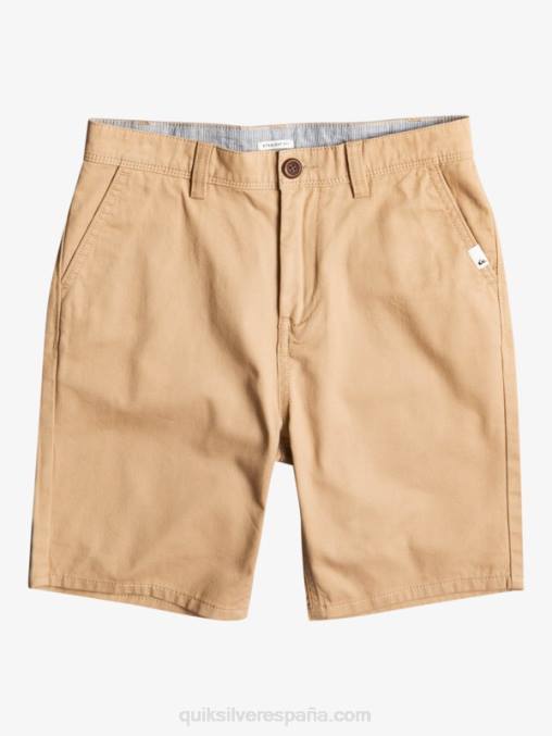 incienso 8-16 todos los días 17 pantalones cortos chinos D6T4D2288 Niños Quiksilver