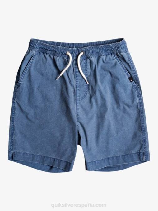 insignias azules 8-16 taxer 15 pantalones cortos con cintura elástica D6T4D2083 Niños Quiksilver