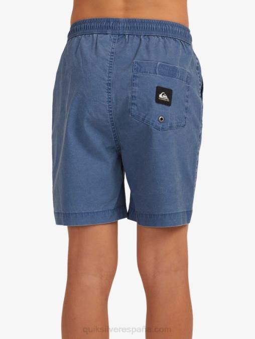 insignias azules 8-16 taxer 15 pantalones cortos con cintura elástica D6T4D2083 Niños Quiksilver
