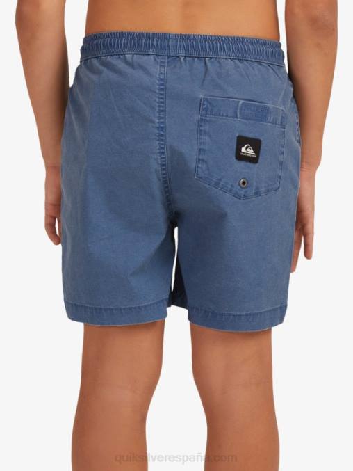 insignias azules 8-16 taxer 15 pantalones cortos con cintura elástica D6T4D2083 Niños Quiksilver