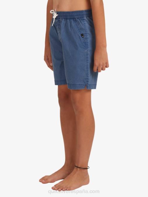 insignias azules 8-16 taxer 15 pantalones cortos con cintura elástica D6T4D2083 Niños Quiksilver