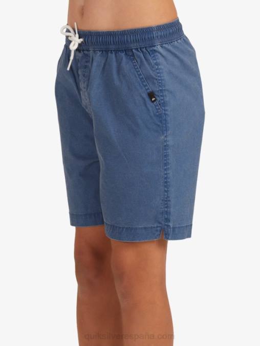 insignias azules 8-16 taxer 15 pantalones cortos con cintura elástica D6T4D2083 Niños Quiksilver