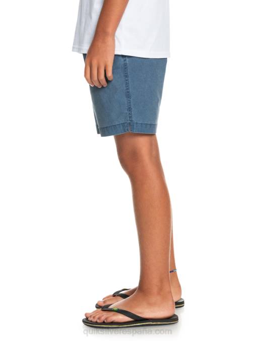 insignias azules 8-16 taxer 15 pantalones cortos con cintura elástica D6T4D2083 Niños Quiksilver