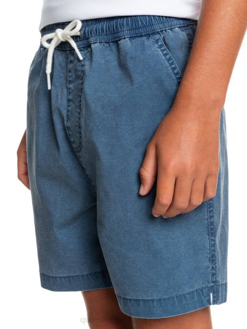 insignias azules 8-16 taxer 15 pantalones cortos con cintura elástica D6T4D2083 Niños Quiksilver