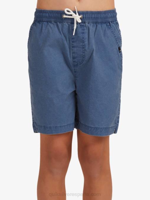insignias azules 8-16 taxer 15 pantalones cortos con cintura elástica D6T4D2083 Niños Quiksilver