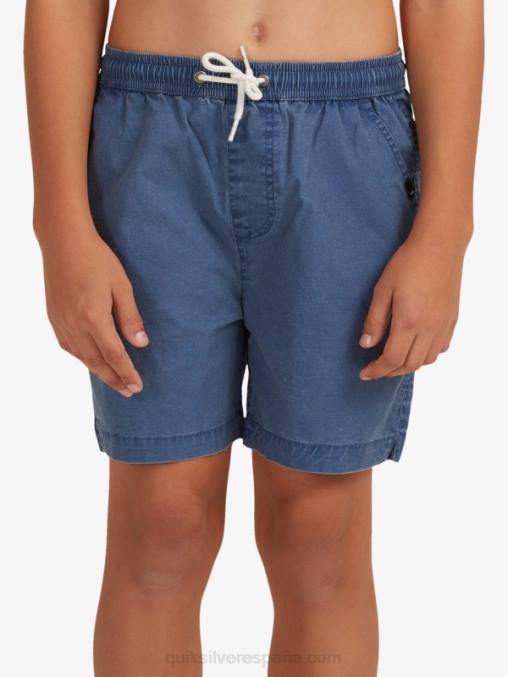 insignias azules 8-16 taxer 15 pantalones cortos con cintura elástica D6T4D2083 Niños Quiksilver