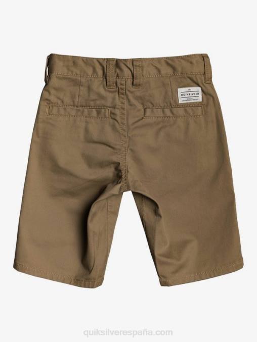 madera de olmo 2-7 shorts chinos elásticos daily union D6T4D2103 Niños Quiksilver
