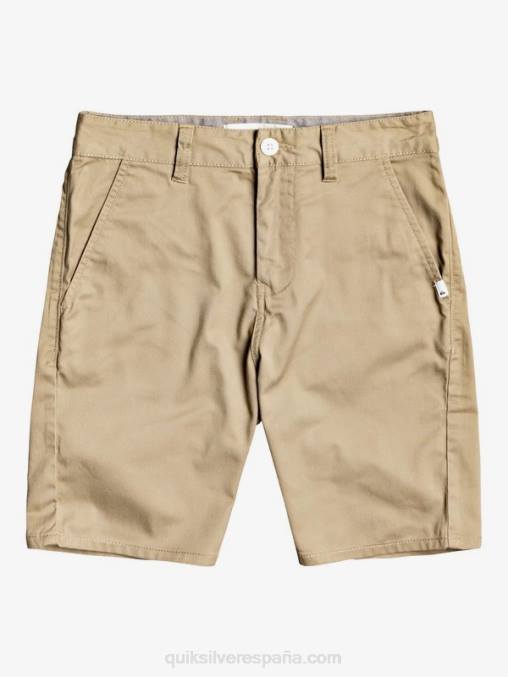 madera de olmo 8-16 nuevos shorts chinos elásticos daily union D6T4D2111 Niños Quiksilver