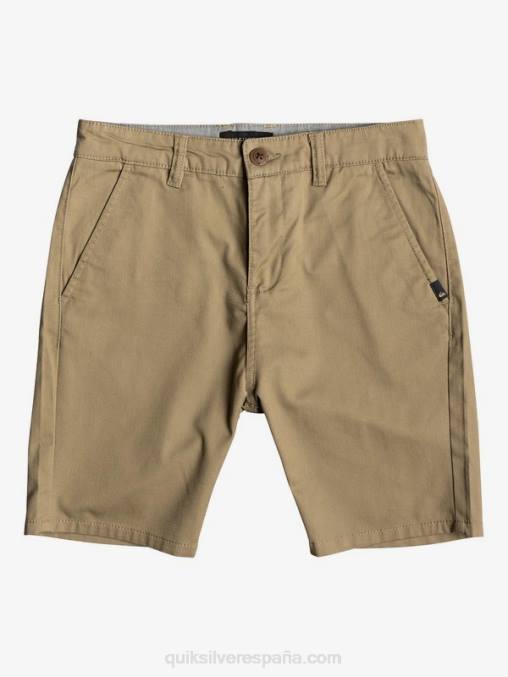 madera de olmo 8-16 shorts chinos new daily union 17 D6T4D2278 Niños Quiksilver