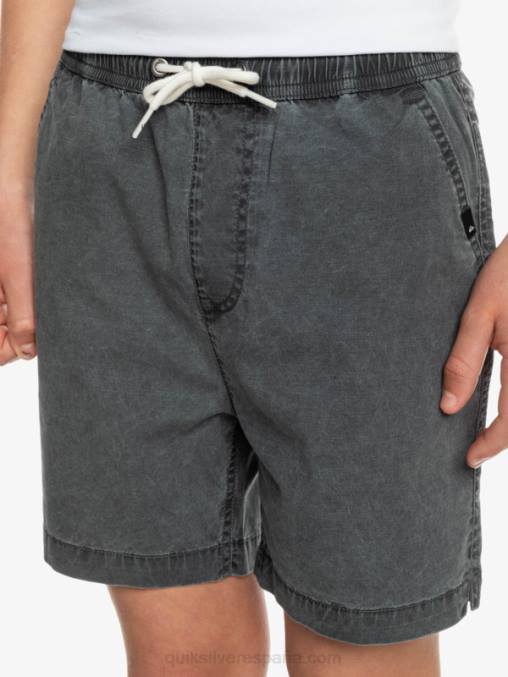 negro 8-16 taxer 15 pantalones cortos con cintura elástica D6T4D2079 Niños Quiksilver