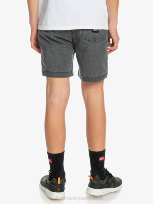 negro 8-16 taxer 15 pantalones cortos con cintura elástica D6T4D2079 Niños Quiksilver