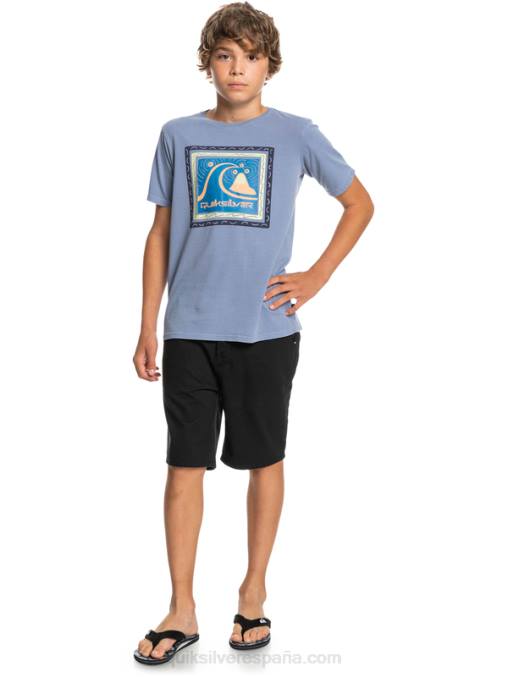 negro 8-16 todos los días 17 pantalones cortos chinos D6T4D2287 Niños Quiksilver