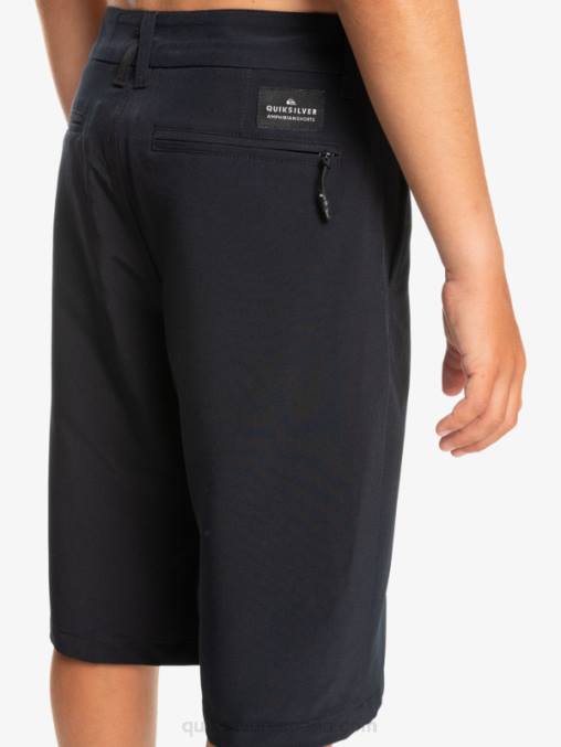 negro 8-16 unión de anfibios 19 pantalones cortos híbridos D6T4D2237 Niños Quiksilver