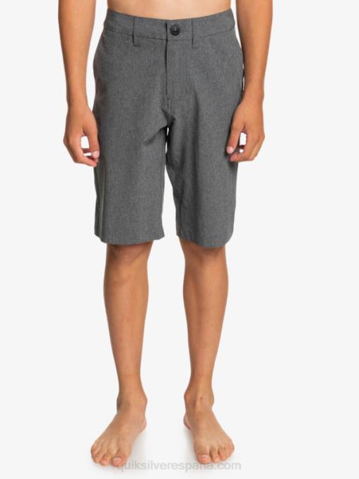 negro 8-16 union heather anfibio 19 pantalones cortos híbridos D6T4D2313 Niños Quiksilver