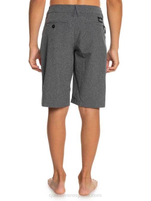 negro 8-16 union heather anfibio 19 pantalones cortos híbridos D6T4D2313 Niños Quiksilver