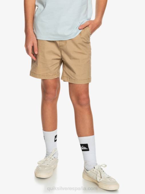 playa 8-16 taxer 15 pantalones cortos con cintura elástica D6T4D2080 Niños Quiksilver