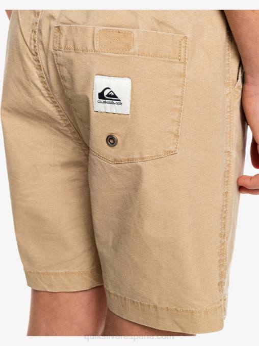 playa 8-16 taxer 15 pantalones cortos con cintura elástica D6T4D2080 Niños Quiksilver