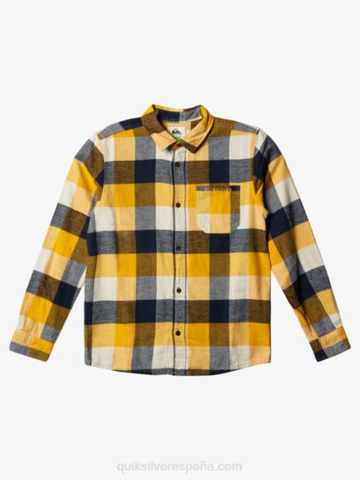 abedul madre mosca 223 8-16 motherfly camisa de franela de manga larga D6T4D2306 Niños Quiksilver