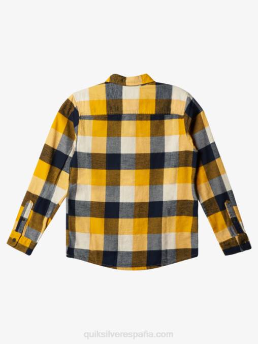 abedul madre mosca 223 8-16 motherfly camisa de franela de manga larga D6T4D2306 Niños Quiksilver