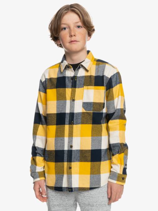 abedul madre mosca 223 8-16 motherfly camisa de franela de manga larga D6T4D2306 Niños Quiksilver