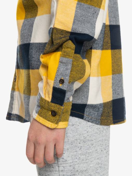 abedul madre mosca 223 8-16 motherfly camisa de franela de manga larga D6T4D2306 Niños Quiksilver