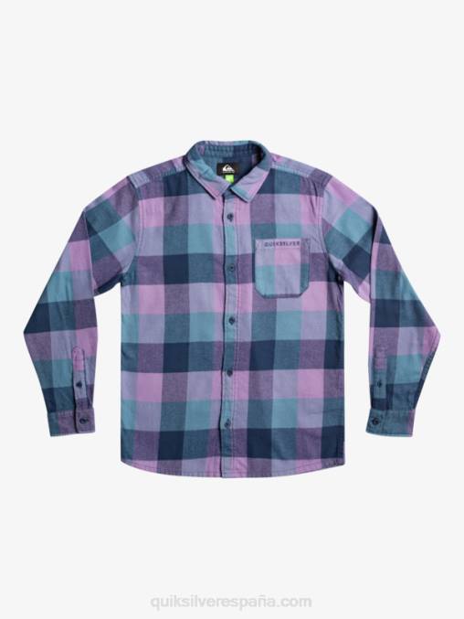 insignia azul madre mosca 8-16 motherfly camisa de franela de manga larga D6T4D2304 Niños Quiksilver