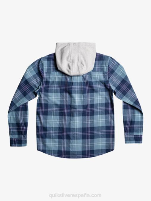 liebre azul provenzal 8-16 camisa de manga larga con capucha halidon D6T4D2310 Niños Quiksilver