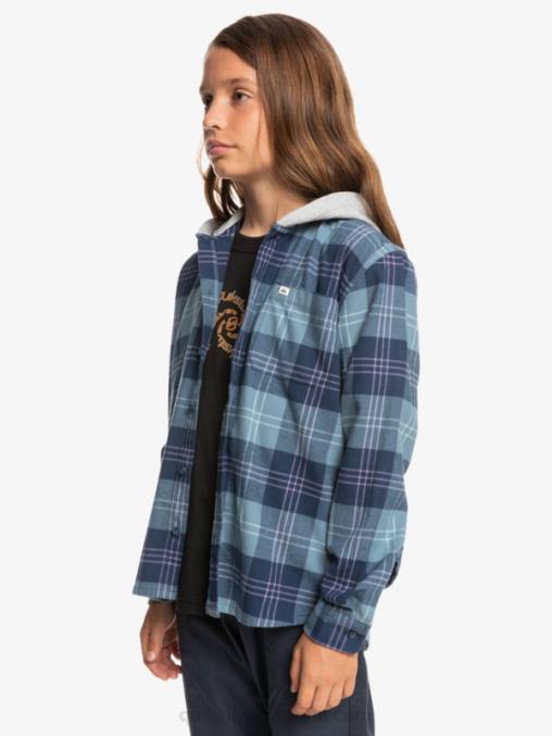 liebre azul provenzal 8-16 camisa de manga larga con capucha halidon D6T4D2310 Niños Quiksilver