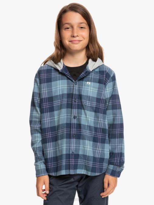 liebre azul provenzal 8-16 camisa de manga larga con capucha halidon D6T4D2310 Niños Quiksilver