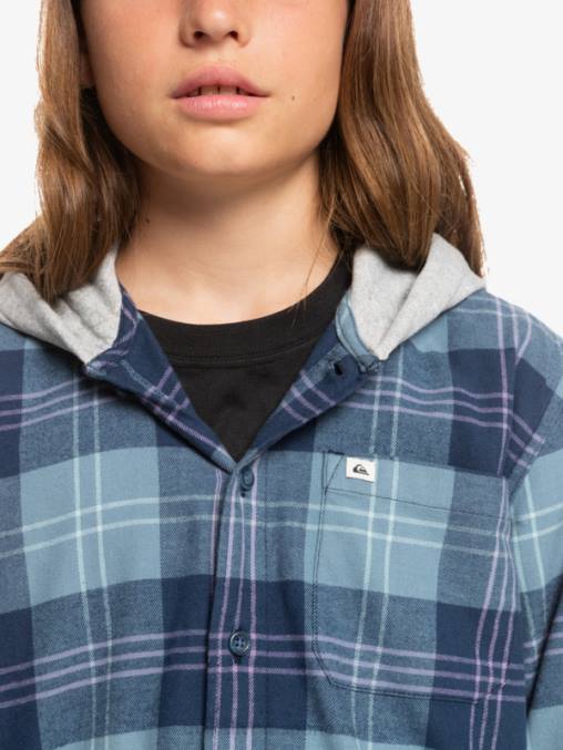 liebre azul provenzal 8-16 camisa de manga larga con capucha halidon D6T4D2310 Niños Quiksilver