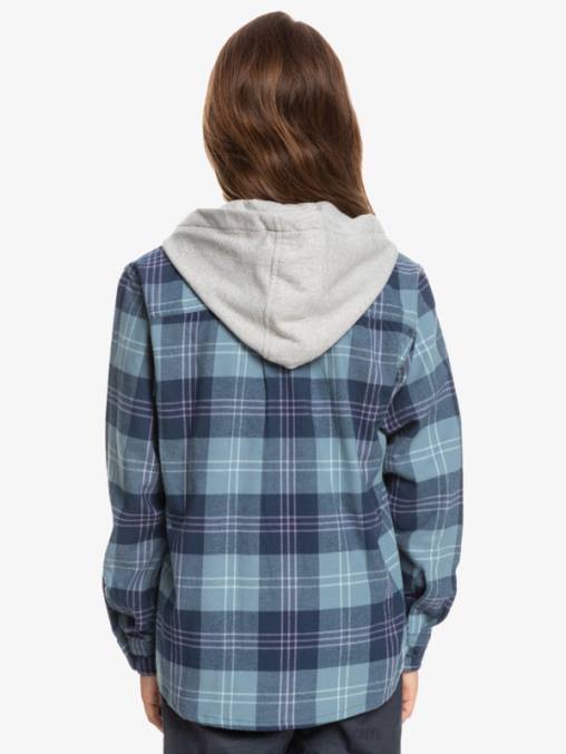 liebre azul provenzal 8-16 camisa de manga larga con capucha halidon D6T4D2310 Niños Quiksilver