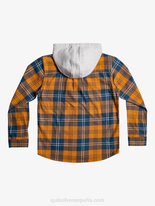 liebre de azúcar moreno 8-16 camisa de manga larga con capucha halidon D6T4D2309 Niños Quiksilver