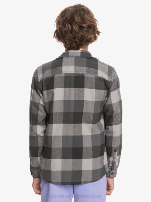 madre de la puerta de hierro 8-16 motherfly camisa de franela de manga larga D6T4D2307 Niños Quiksilver