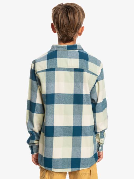 madre de la salvia del desierto 8-16 motherfly camisa de franela de manga larga D6T4D2305 Niños Quiksilver