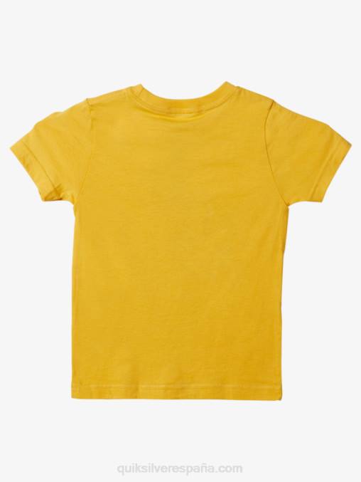 amarillo yema camiseta de 2-7 ruedas D6T4D1971 Niños Quiksilver