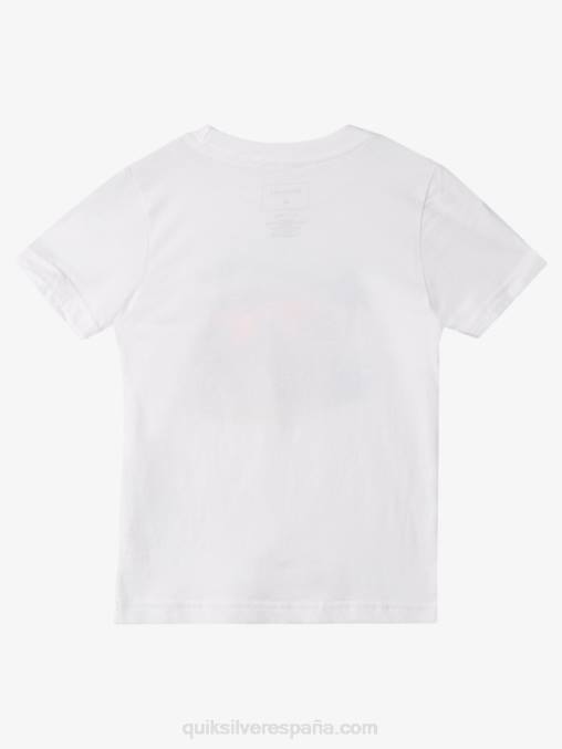 blanco 2-7 camiseta aparcada en doble fila D6T4D1973 Niños Quiksilver